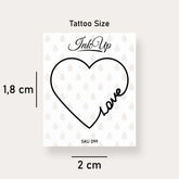 Herz Love Tattoo